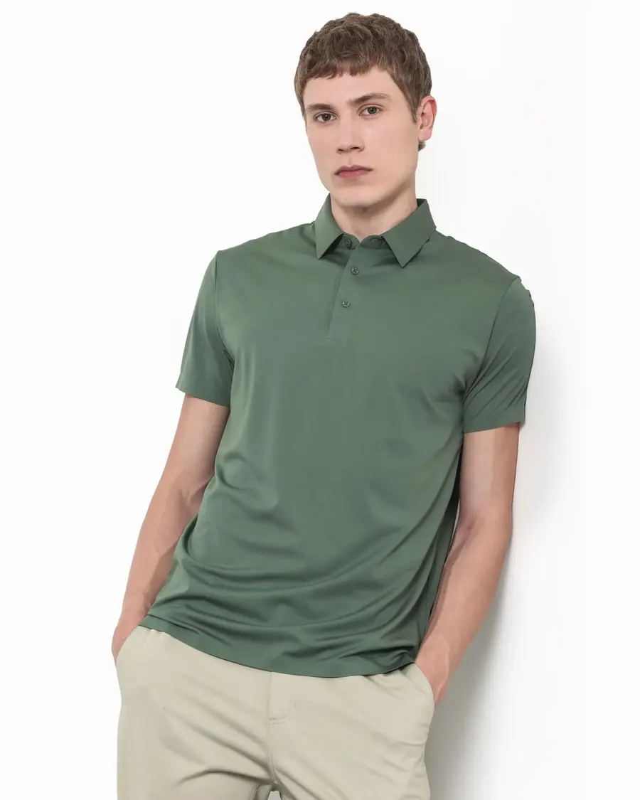 Polo Manga Curta Seamless Urban