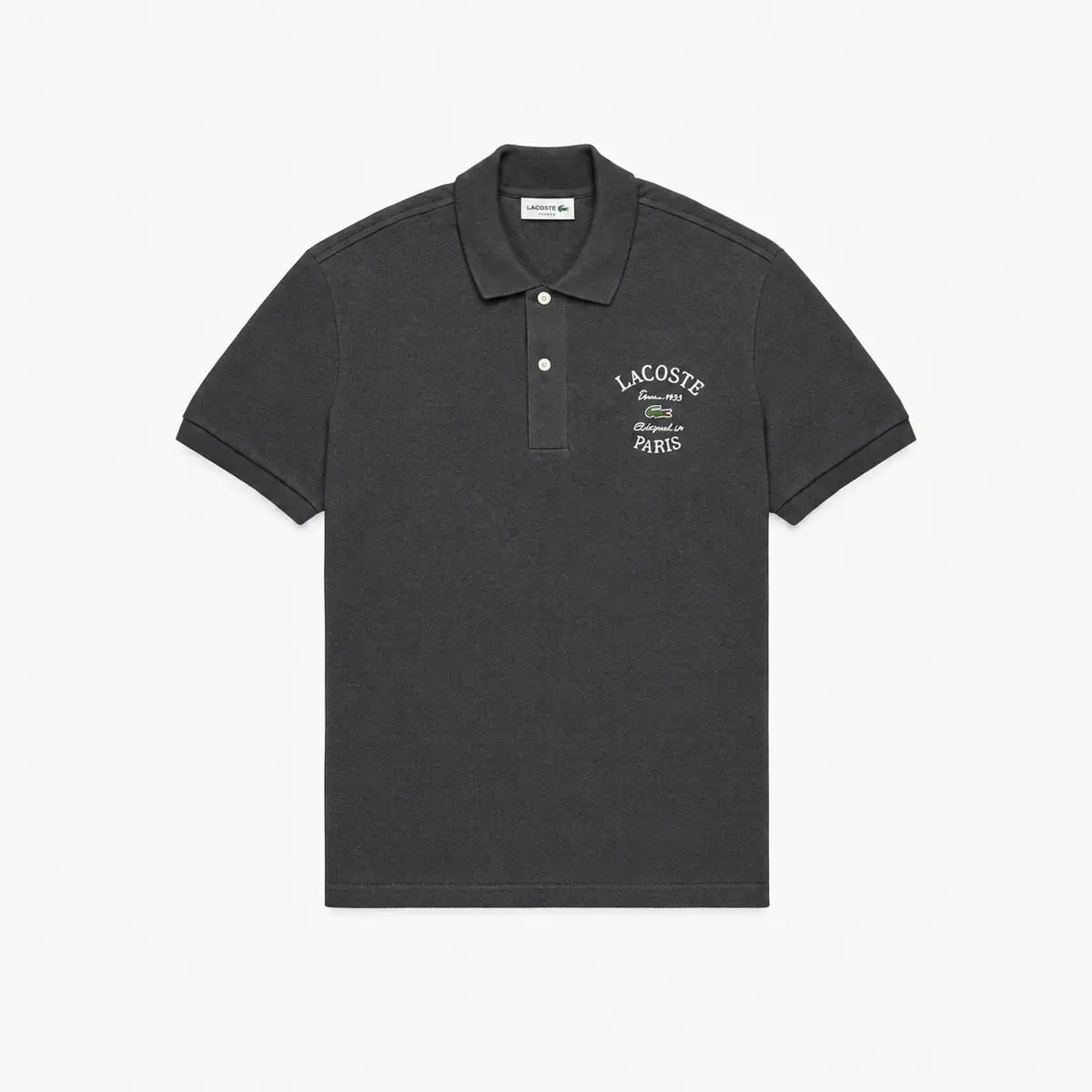 Camisa Polo Petit Piqué Bordada com Corte Clássico Lacoste