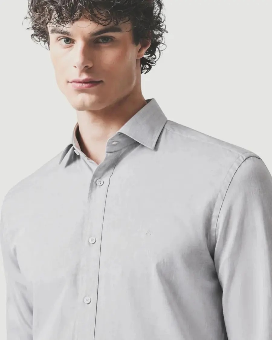 Camisa Sl Fil a Fil Elastano  Aramis