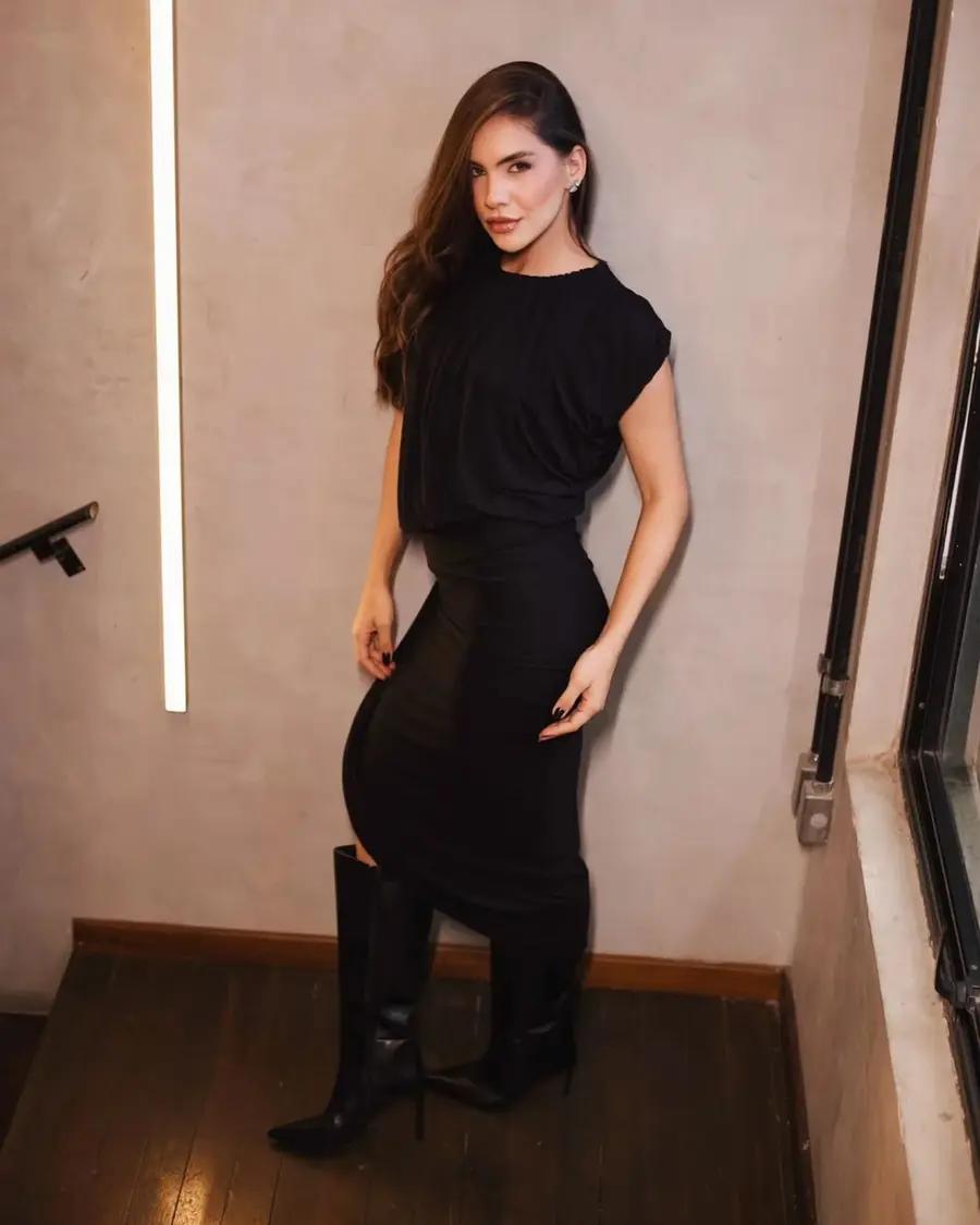 Saia Midi Longa Com Fenda Open