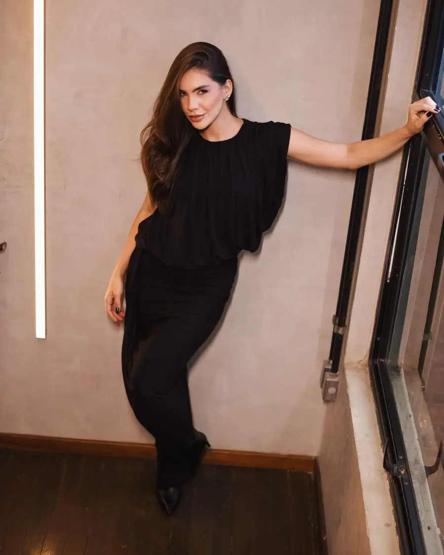 Saia Midi Longa Com Fenda Open