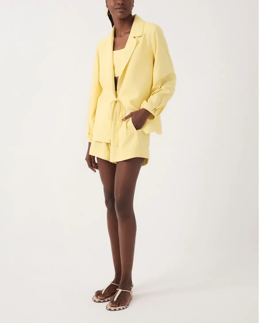 Short Linho Frente Deslocada Dress To