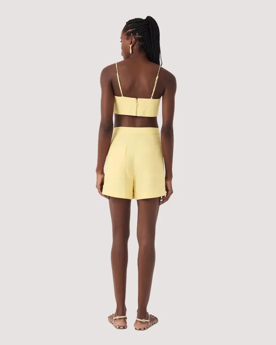 Short Linho Frente Deslocada Dress To
